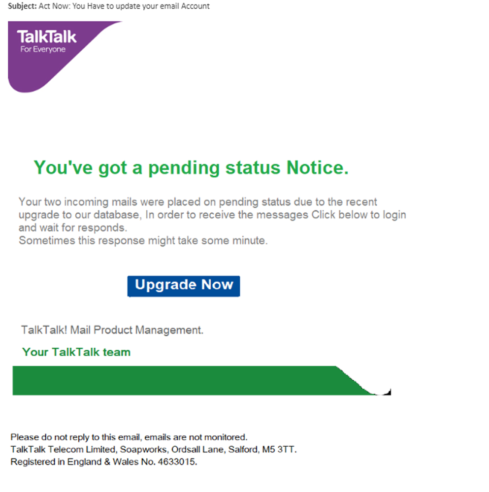 example-of-phishing-email-with-Act-Now-You-Have-to-update-your-email-Account-in-subject