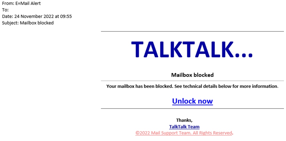 example-of-phishing-email-with-Mailbox-Blocked-in-subject