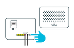 Press the modem power button
