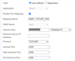 TCP UDP 2300 rule
