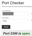 TCP 2300 result