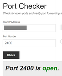 TCP 2400 result