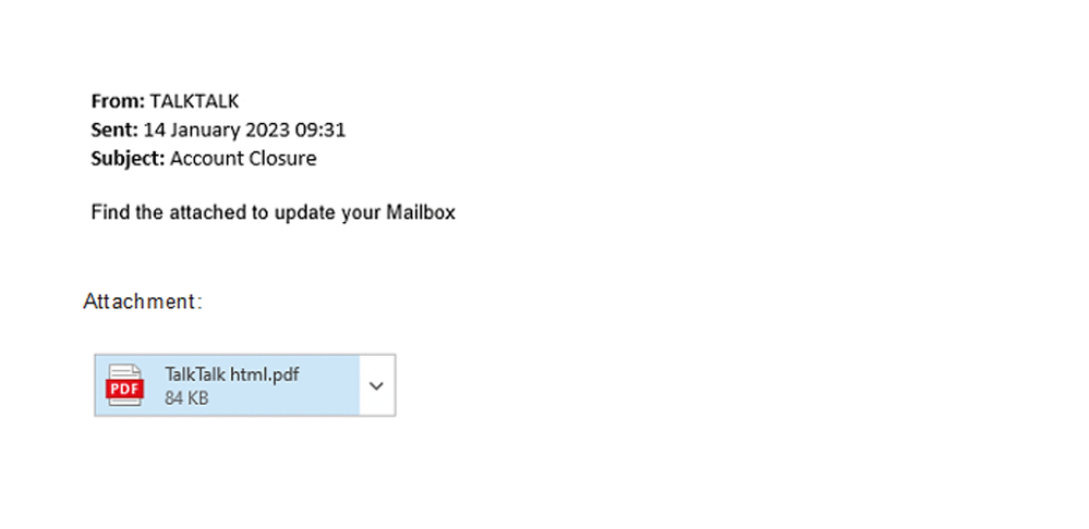 example-of-phishing-email-with-Account-Clure-in-subject