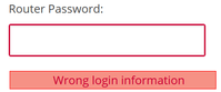 Password entry failure