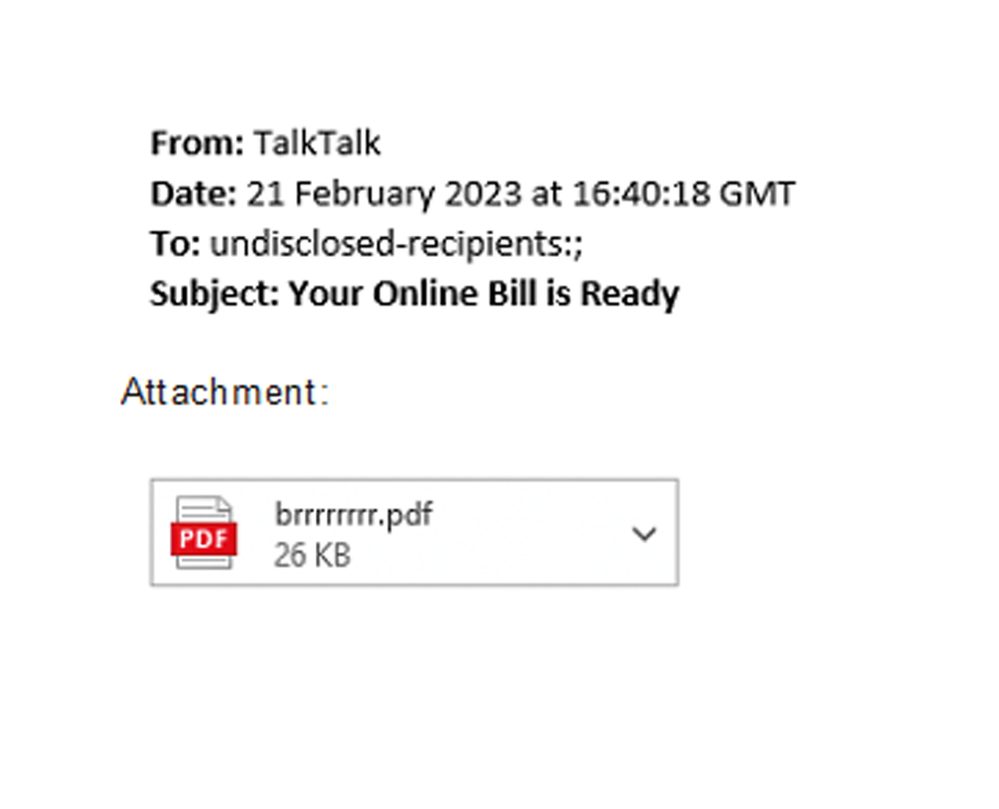 example-of-phishing-email-with-Your-Online-Bill-is-active-in-subject