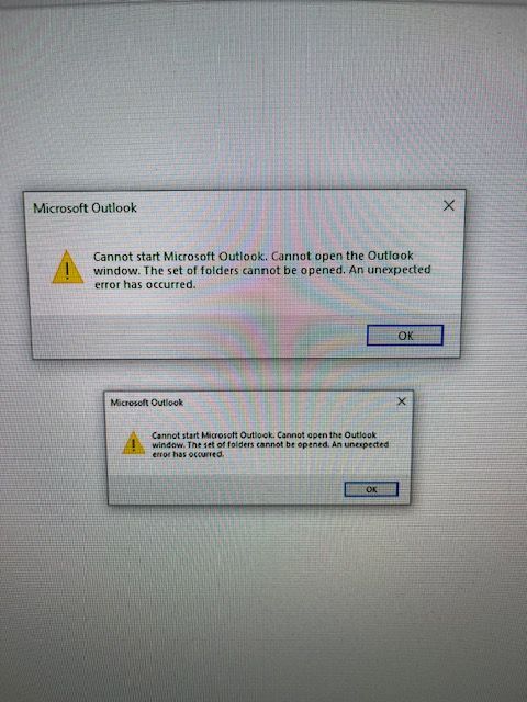 error message