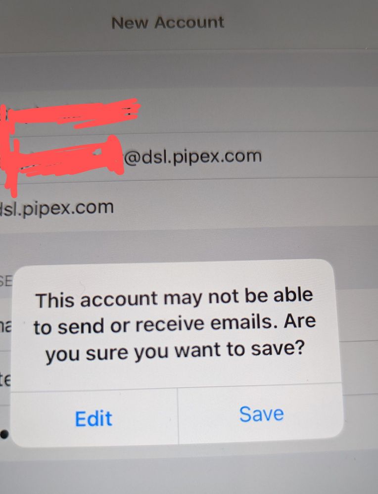 after pressing ok from previous screen