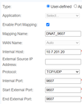 TCP/UDP 9607