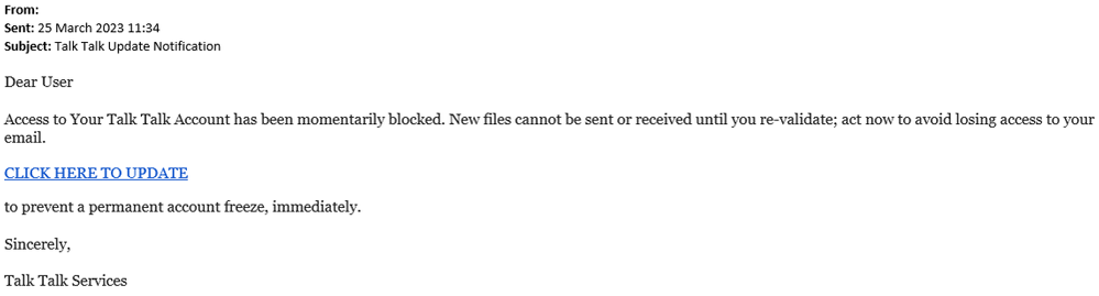 example-of-phishing-email-with-Talk-Talk-Update-Notification-in-subject