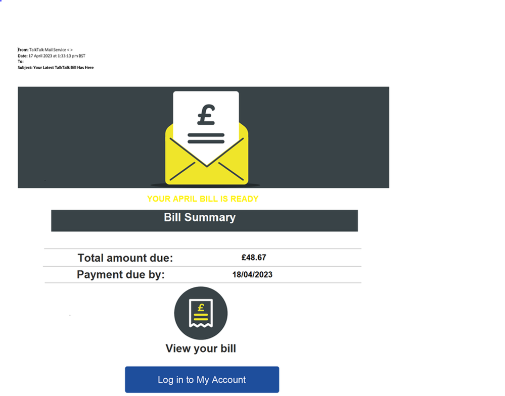 example-of-phishing-email-with-Your-Latest-TalkTalk-Bill-Has-Here-in-subject