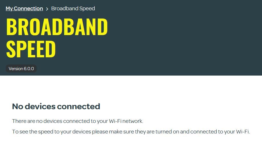 cable speed test not wifi TalkTalk Help & Support