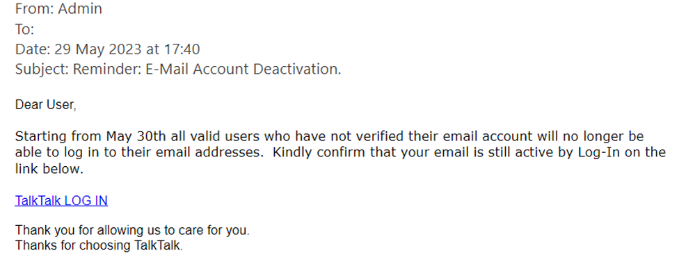 example-of-phishing-email-with-Reminder-E-Mail-Account-Deactivation.-in-subject