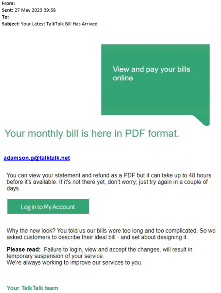 example-of-phishing-email-with-Your-Latest-TalkTalk-Bill-Has-Arrived-in-subject