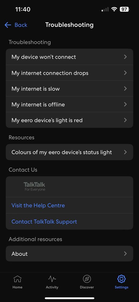 Eero App Troubleshooting