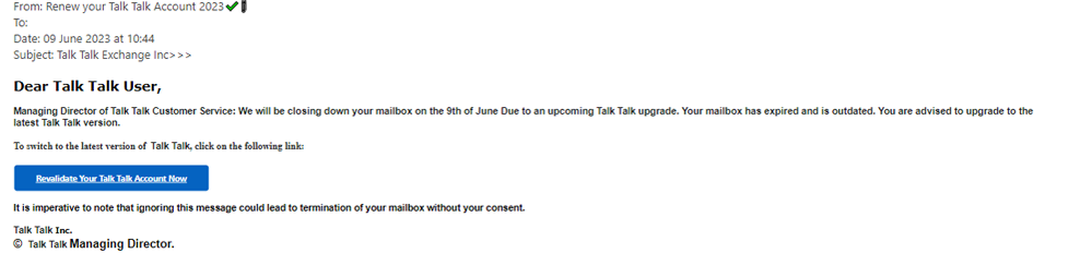 example-of-phishing-email-with-Talk-Talk-Exchange-INC-in-subject
