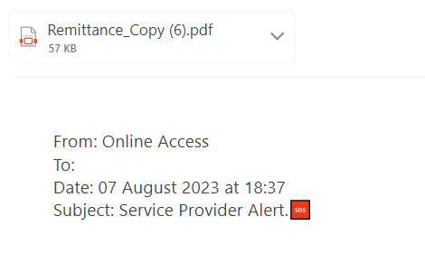 example-of-phishing-email-with-Service Provider Alert in-subject