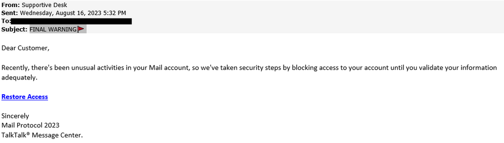 example-of-phishing-email-with-FINAL-WARNING in-subject