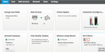 Printer home page
