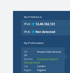 IP address Amazon