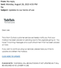 example-of-phishing-email-with-Updates-to-our-terms-of-use-in-subject