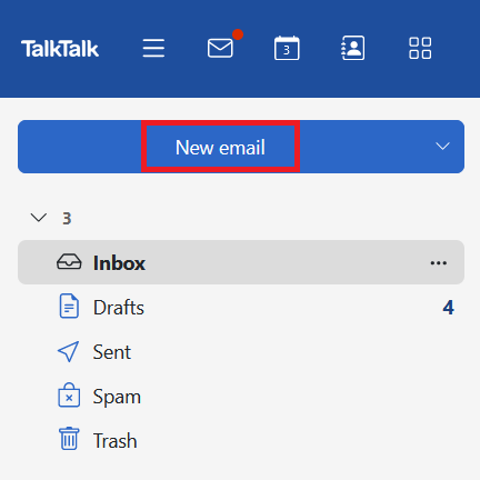 New email will open a Compose modal