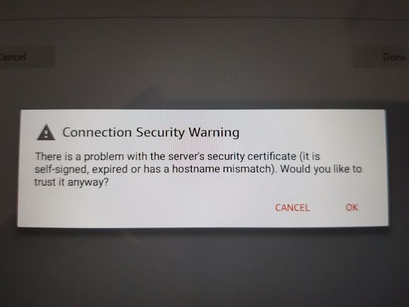 Warning