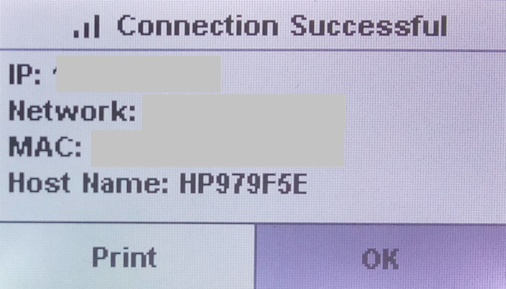 Connection confirmed