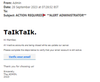 example-of-phishing-email-with-ACTION-REQUIRED---ALERT-ADMINISTRATOR-in-subject