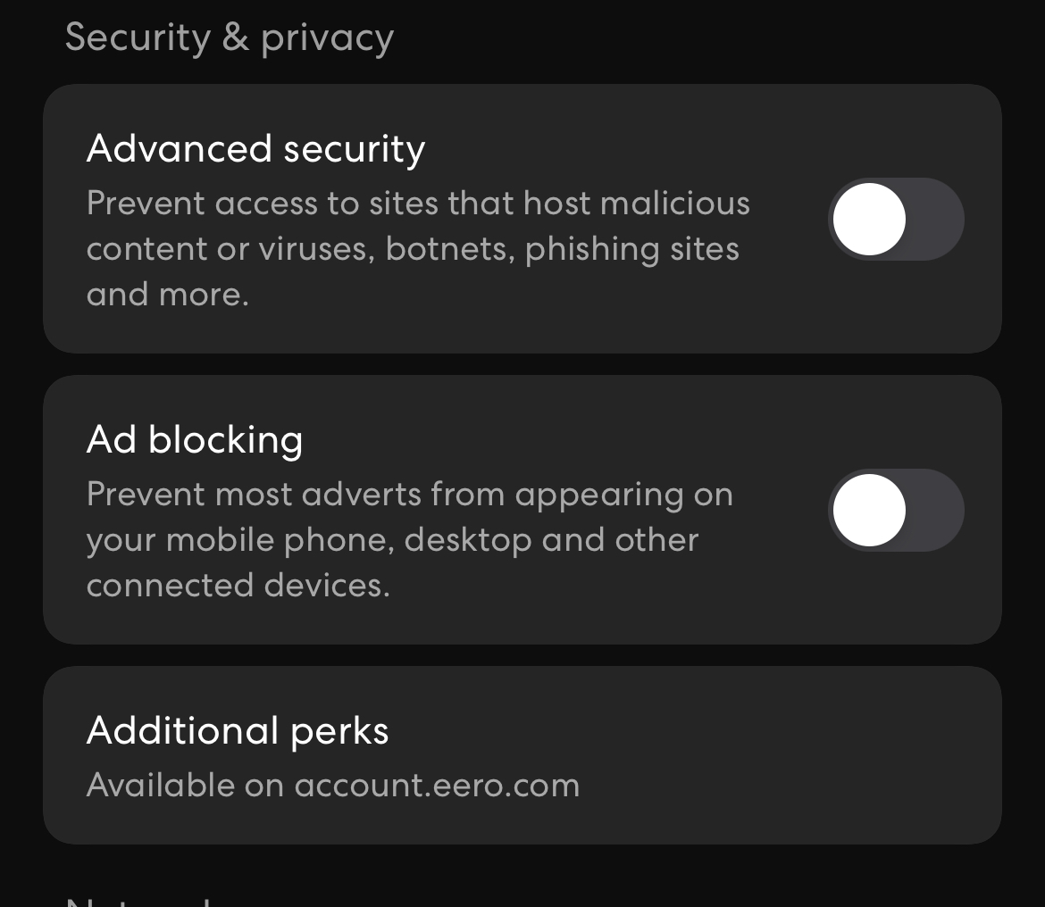 Eero 6 pro, accessing advanced features Page 2 TalkTalk Help & Support