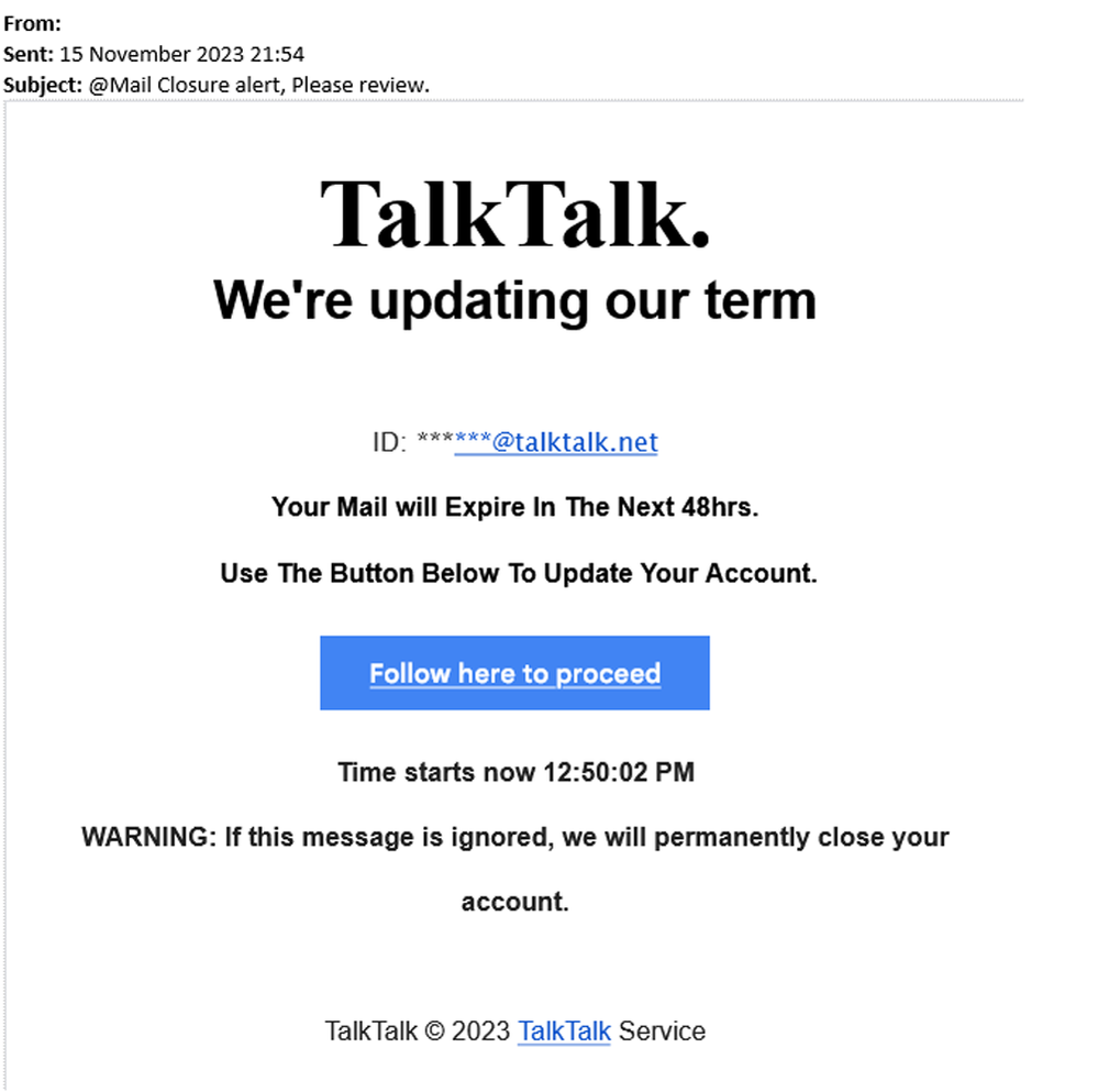 example-of-phishing-email-with-@Mail-Closure-alert,-Please-review-in-subject