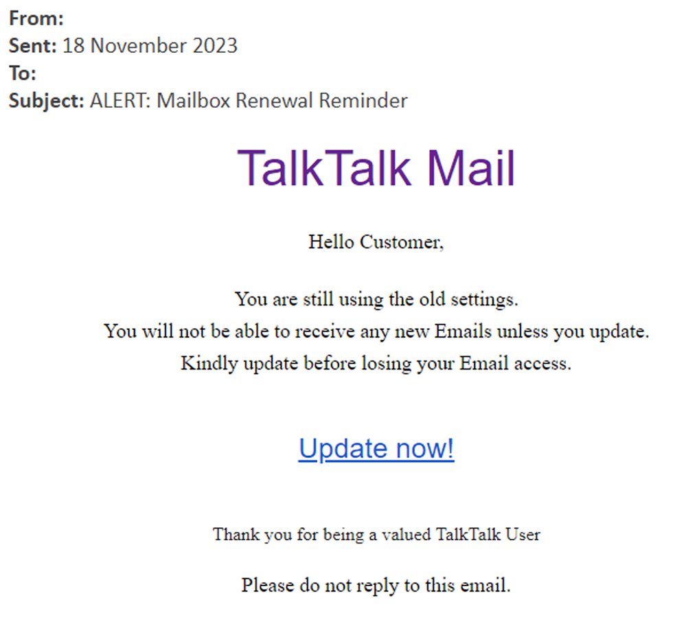 example-of-phishing-email-with-ALERT-Mailbox-Renewal-Reminder-in-subject20th