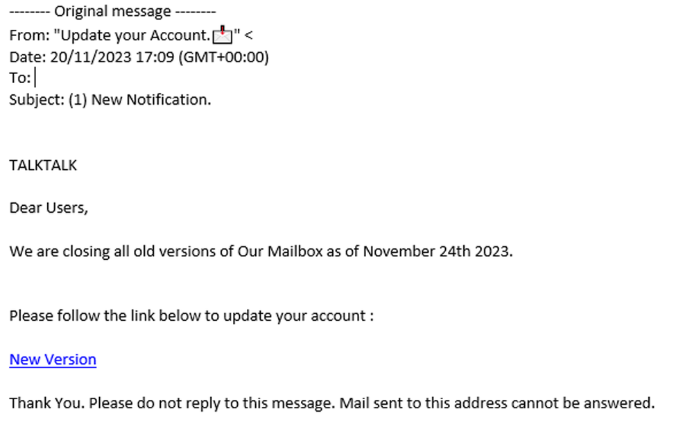 example-of-phishing-email-with-(1)-New-Notification-in-subject