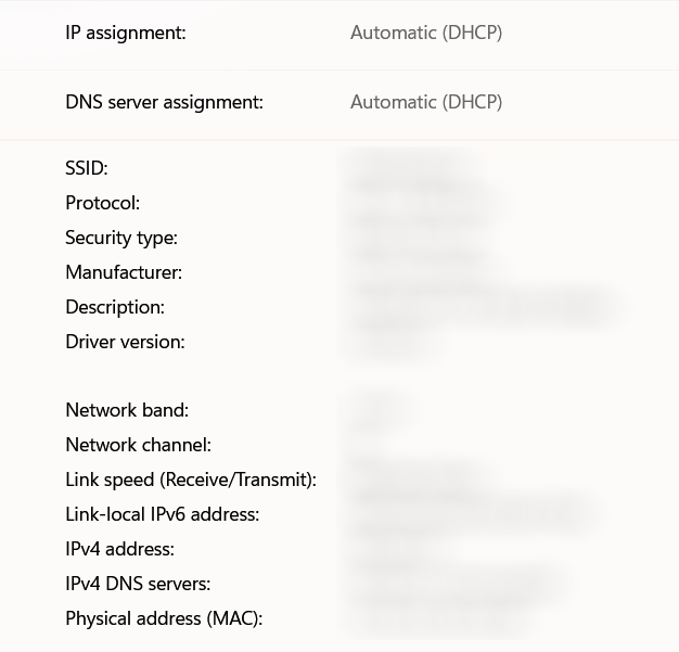 WiFi Settings