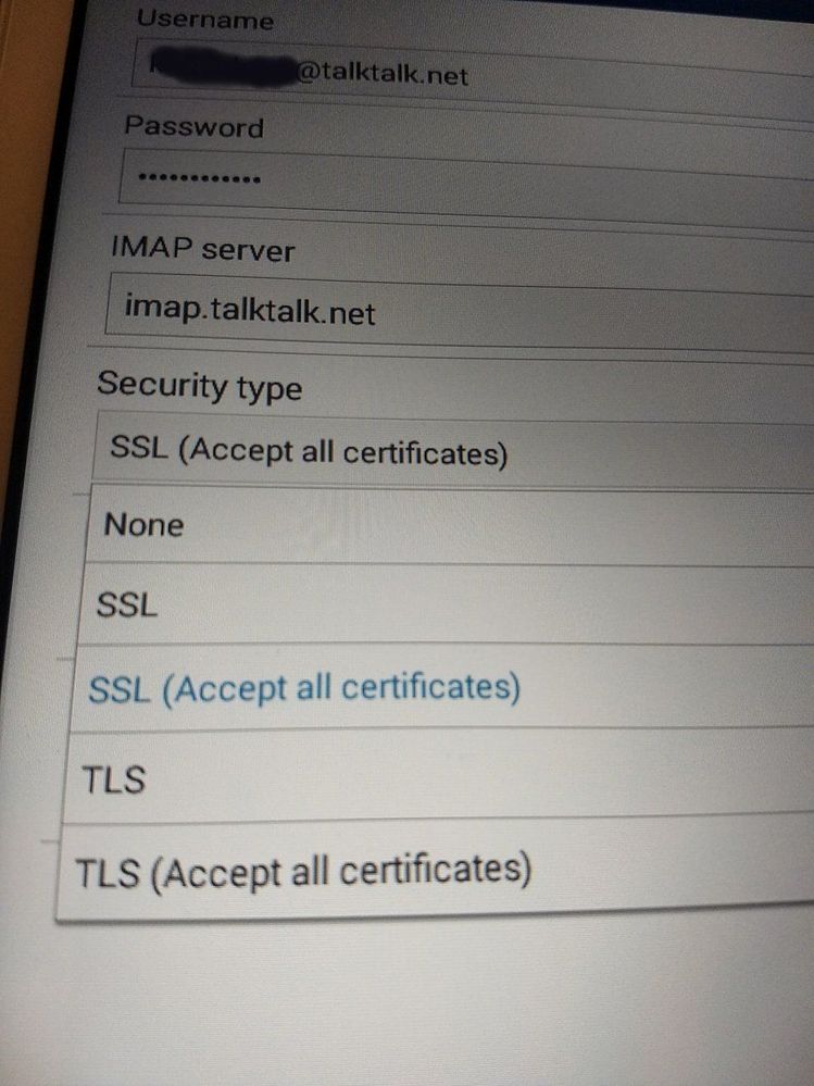 Security Settings