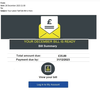 Phishing email example