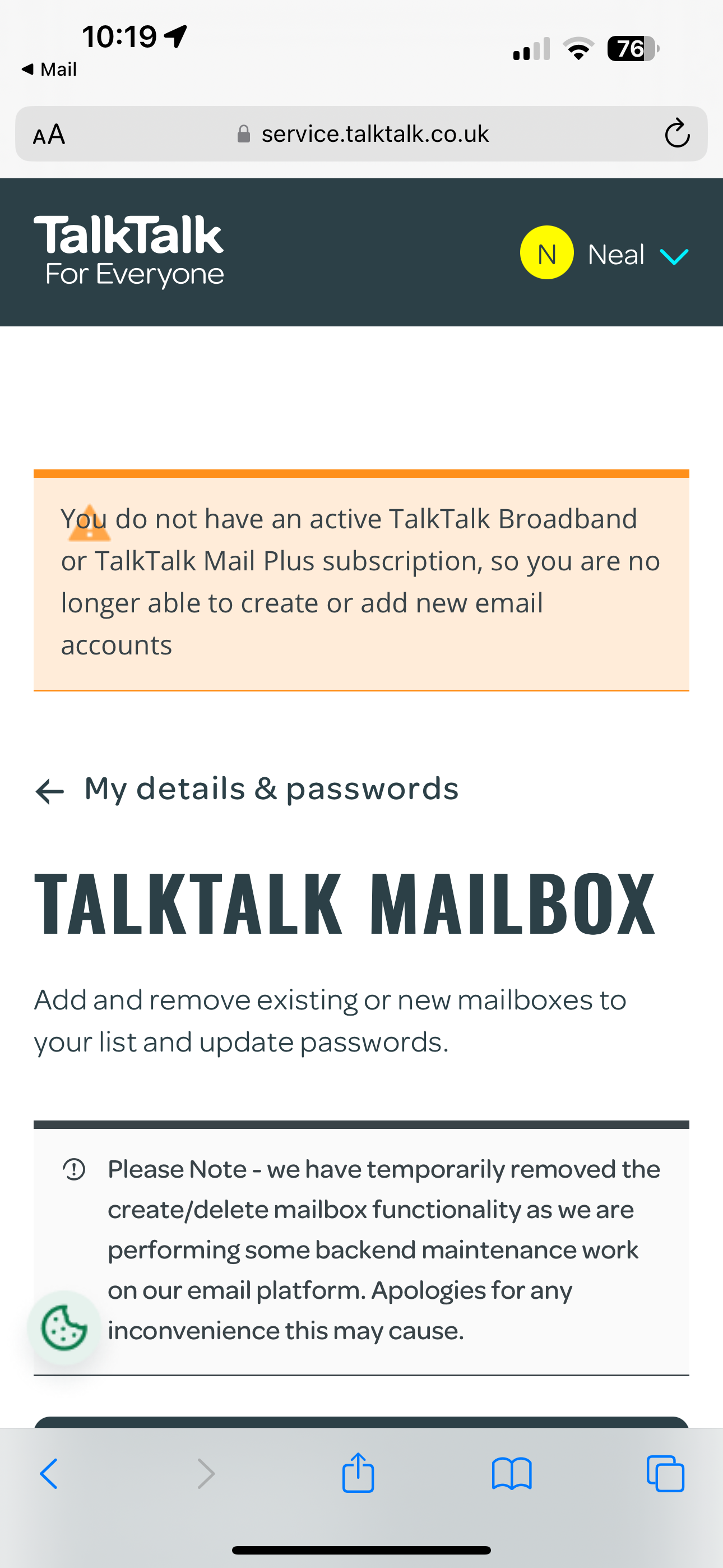 Mail Plus Help - TalkTalk Help & Support