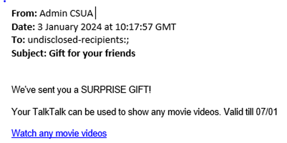 example-of-phishing-email-with-Gift-for-your-friends-in-subject