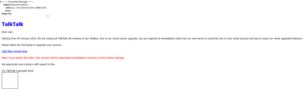 example-of-phishing-email-with-Important-Notice! in-subject