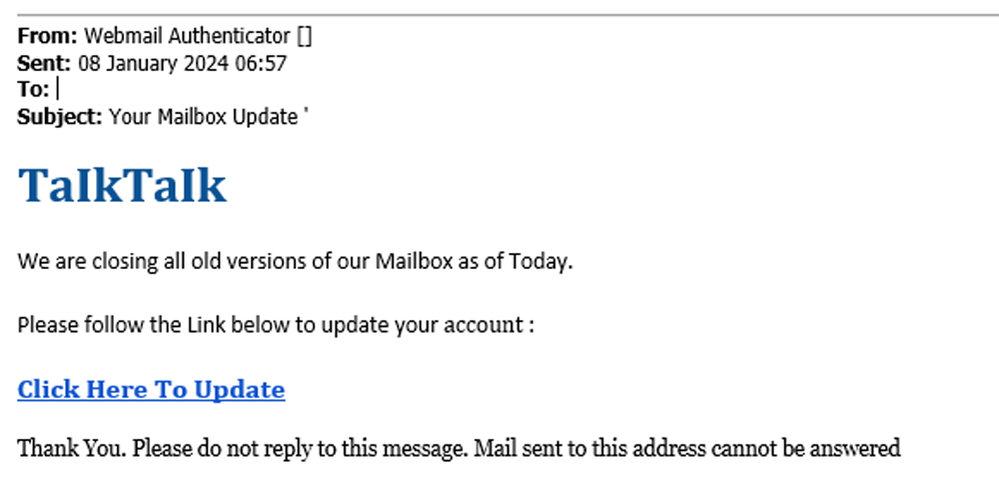 example-of-phishing-email-with-Your-Mailbox-Update-in-subject