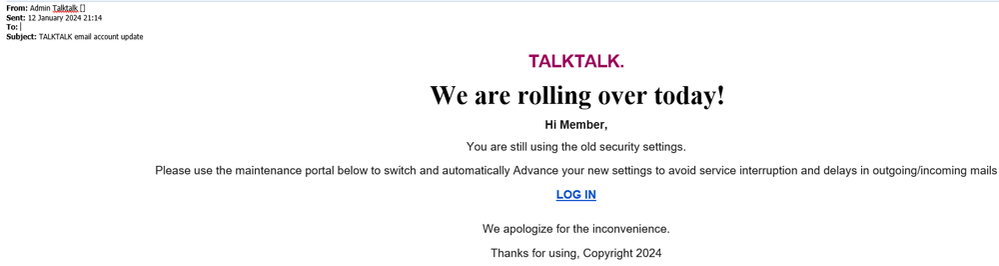 example-of-phishing-email-with-TALKTALK-email-account-update-in-subject