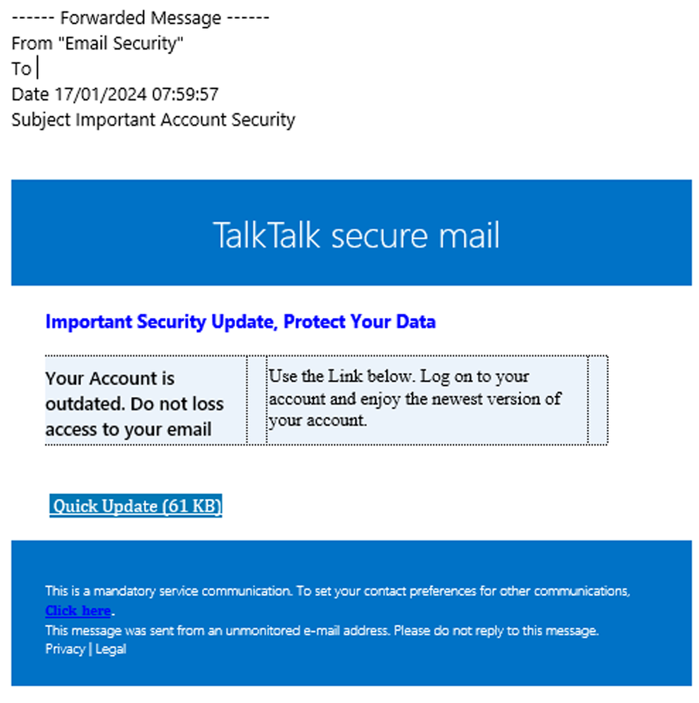 example-of-phishing-email-with-Important-Account-Security-in-subject