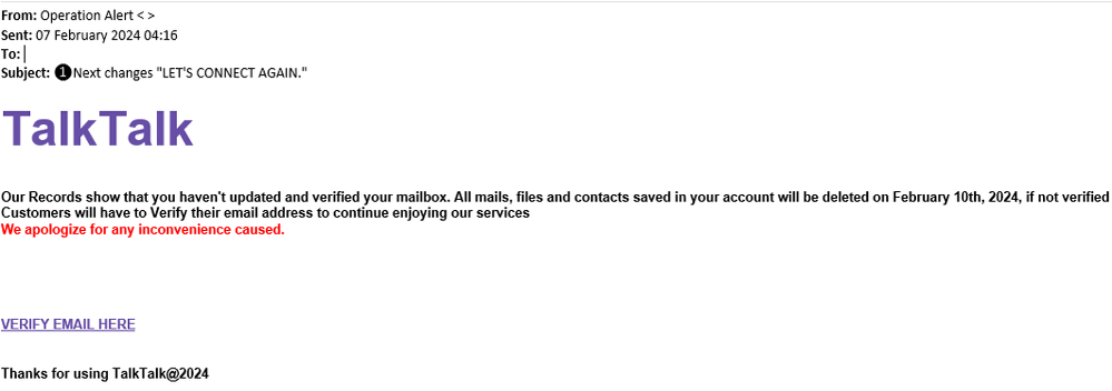 example-of-phishing-email-with-Next-changes-LETS-CONNECT-AGAIN-in-subject