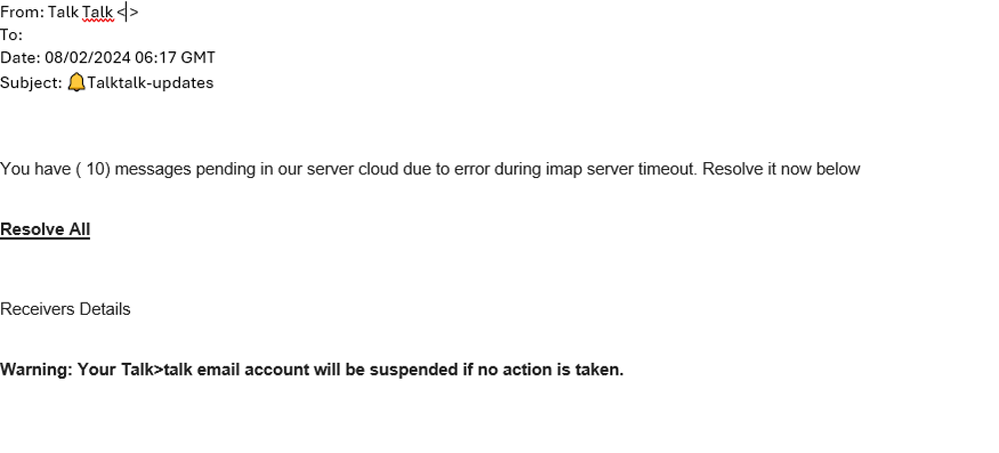 example-of-phishing-email-with-Talktalk-updates-in-subject