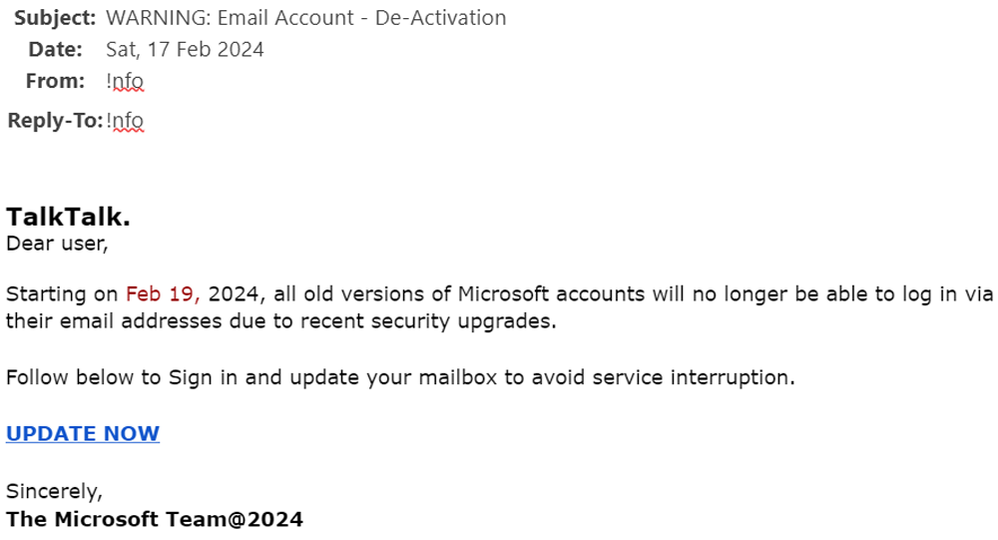 example-of-phishing-with-WARNING-Email-Account-De-Activation-in-subject