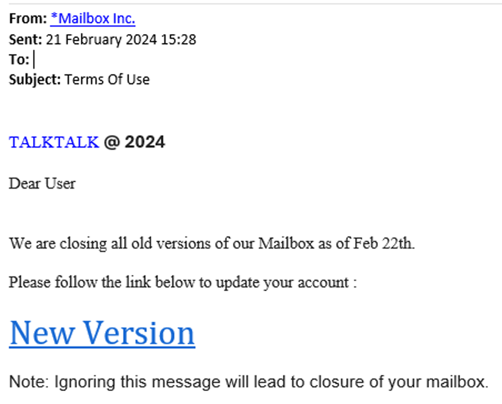 example-of-phishing-with-Terms-of-Use-in-subject