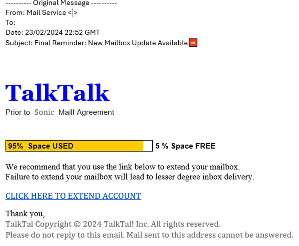 example-of-phishing-with-Final-Reminder-New-Mailbox-Update-Available-in-subject