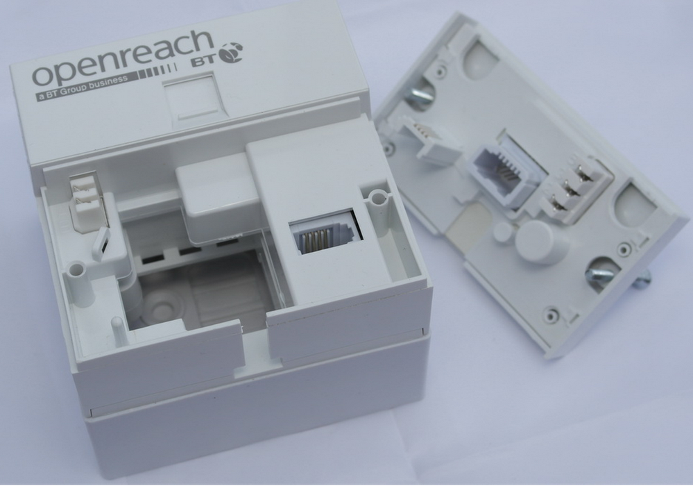 Consumer faceplate removed