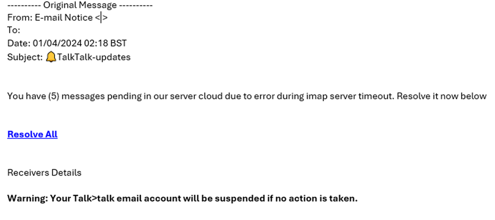 example-of-phishing-email-with-TalkTalk-updates-in-subject