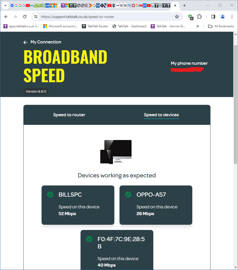 NEW SPEED TEST in TALKTALK It more or less works... TalkTalk Help & Support