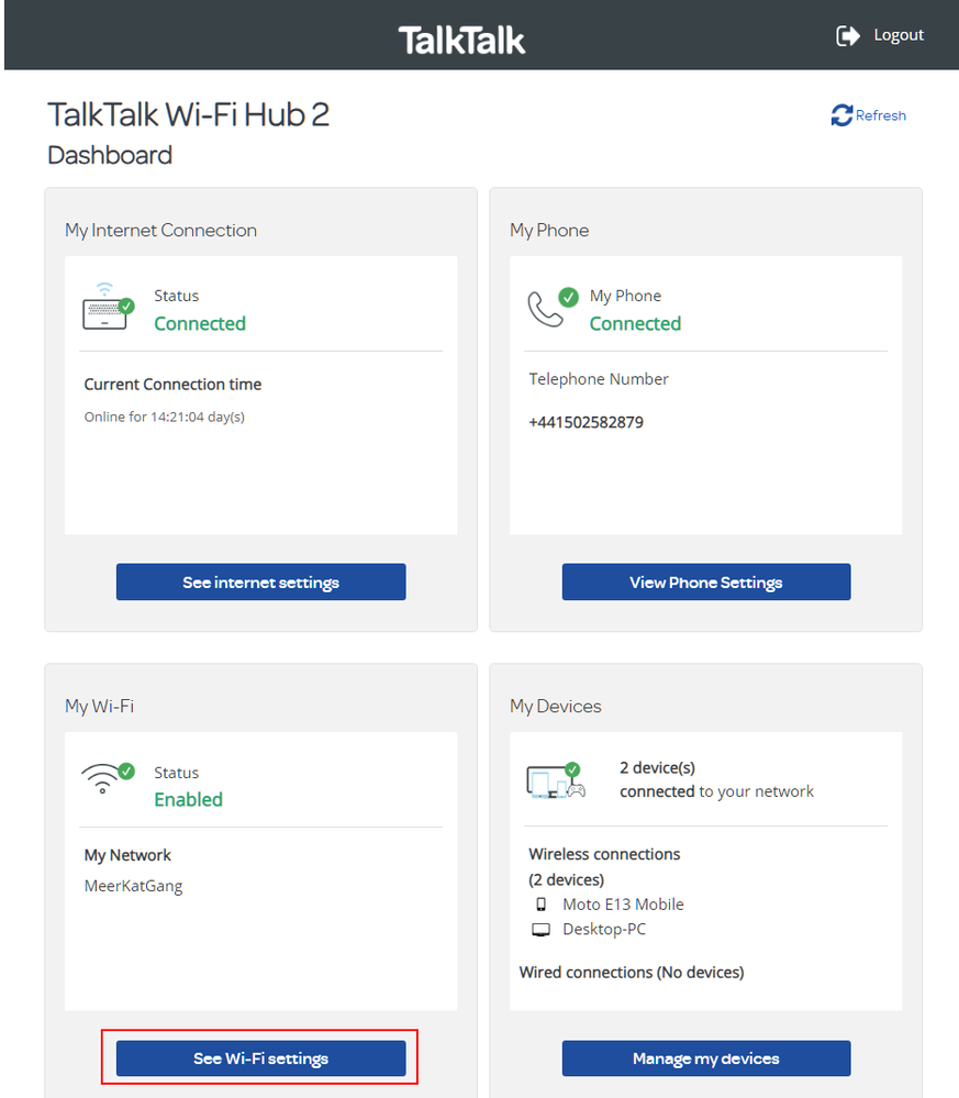See WiFi Settings